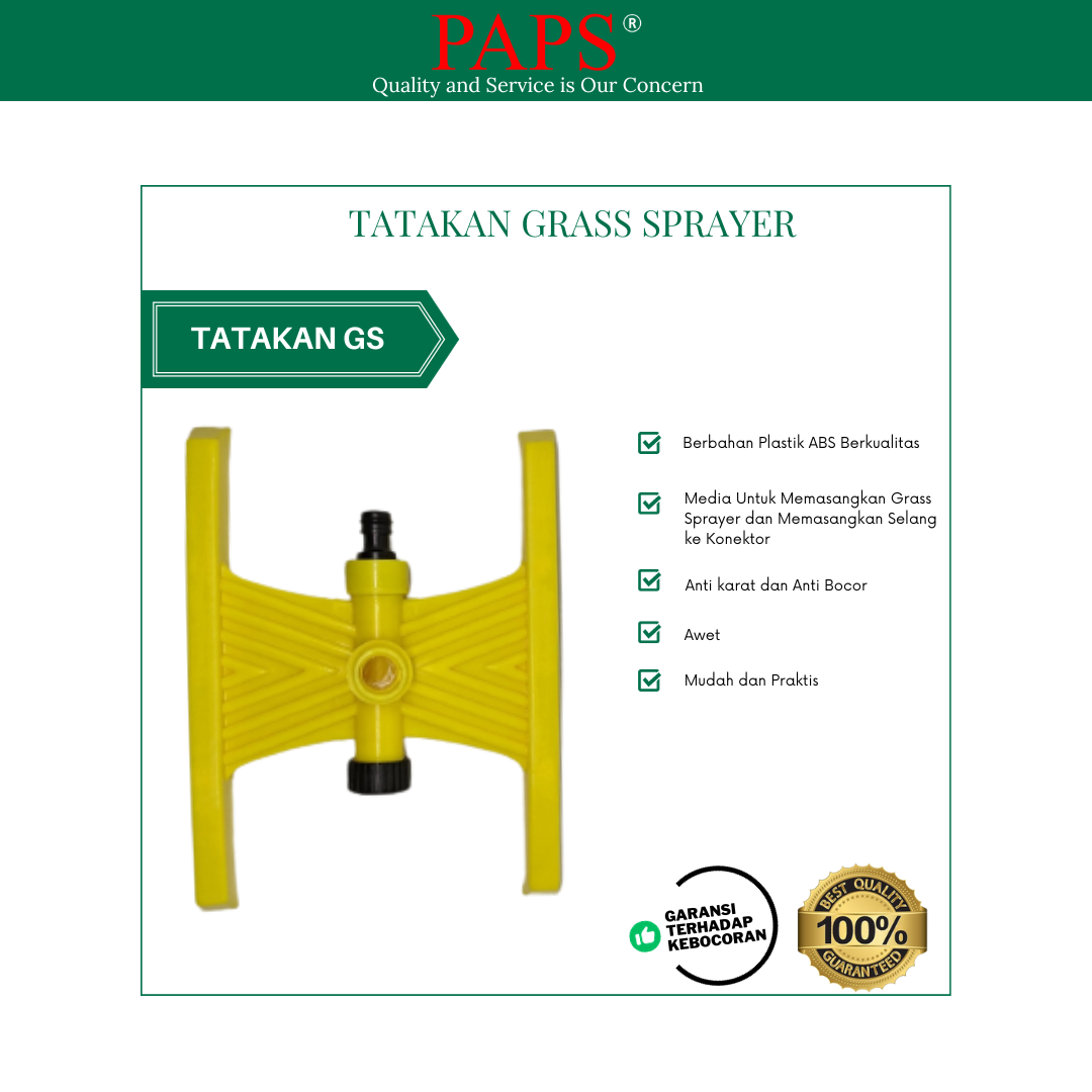 Tatakan Grass Sprayer PAPS